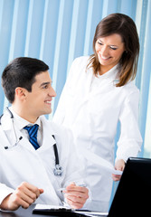 Fototapeta premium young medical people at office
