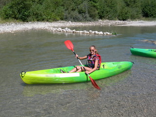 Cano&euml;-kayak sur la Dr&ocirc;me