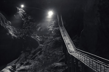 Abkhazia, New Athos Cave