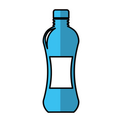 bottle drink silhouette isolated icon vector illustration design