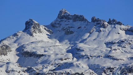Snow covered mountain Gross Charpf