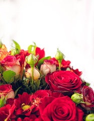 Букет из красных роз