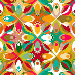 Abstract geometric seamless pattern