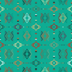 Vector seamless ethnic pattern