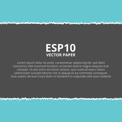 Torn paper. Vector illustration.