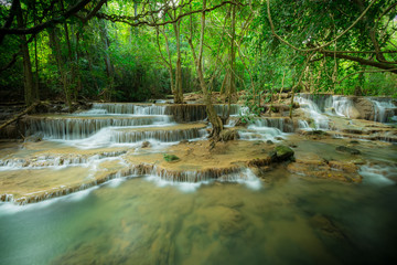 Huay Mae Kamin waterfall National Park