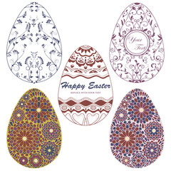 Collection of easter frames  - 137484870