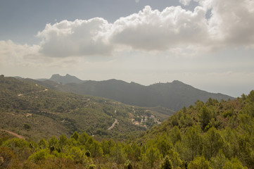 Natural park of the desert of the palms in Castellon