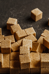 background of sugar cubes