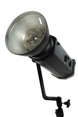 Studio lighting isolated on white