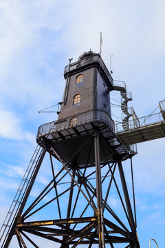 Leuchtturm Obereversand In Dorum-Neufeld. (Oktober 2016) 