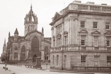 St Giles Cathedral Royal Mile Street; Lawnmarket; Edinburgh