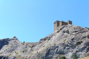 Fortress in Sudak on the Crimean peninsula