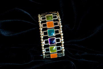Decoration jewelery bracelet plastic stones