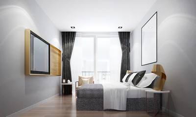 the interior design of bedroom