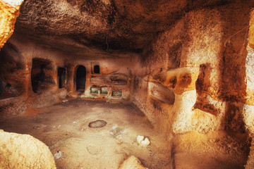 Old traditional Ottoman house in the background. Turkey