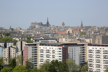 Fototapeta na wymiar Cityscape View of Edinburgh
