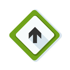 Ahead Up Arrow sign illustration