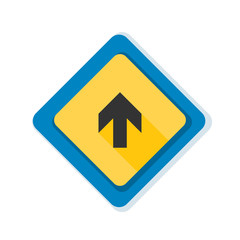 Ahead Up Arrow sign illustration