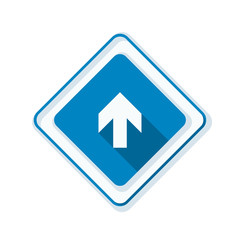Ahead Up Arrow sign illustration