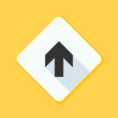 Ahead Up Arrow sign illustration