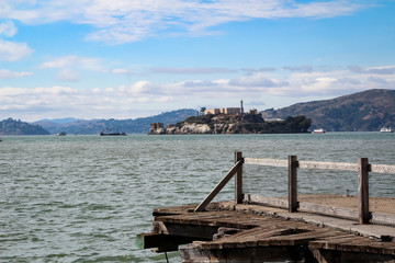 USA, San Francisco, Bucht von San Francisco, Gef&auml;ngnisinsel, Alcatraz 