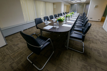 Meeting room in the office center