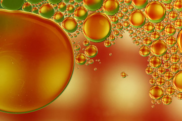 Oil in water abstract background