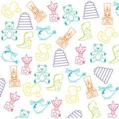 Toys for childrens icon vector illustration graphic design