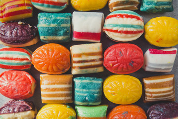 Pattern colorful candies
