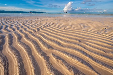 Low tide at beach, Philippines