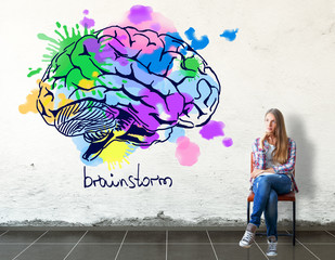 Creative thinking concept