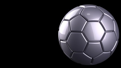 Obraz premium Soccer ball. 3D illustration. 3D CG. High resolution.