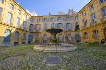 Fototapeta premium Place d'Albertas. Aix-en-Provence. France.