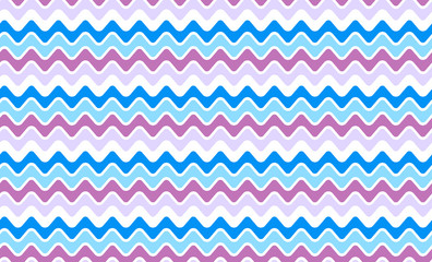 Simple colorful wavy textille pattern