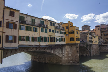 Fototapeta na wymiar Ponte Vecchio Firenze Italy