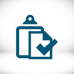 checklist icon stock vector illustration flat design