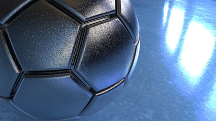 Soccer ball. 3D illustration. 3D CG. High resolution.