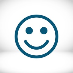 Smile icon stock vector illustration flat design