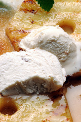 Ananas ice cream