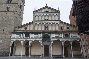 Fototapeta na wymiar The Cathedral of San Zeno. Pistoia. Tuscany. Italy.