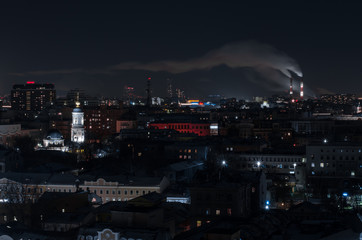 night city on long exposure