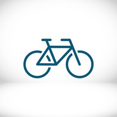 Bike icon stock vector illustration flat design