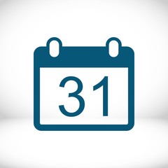 calendar icon stock vector illustration flat design