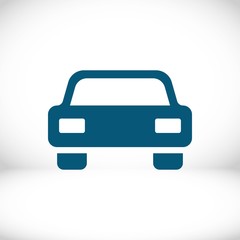 car icon stock vector illustration flat design