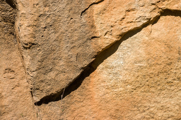 Rock at Colorado Trail at Junction Creek National Forest, Co, USA