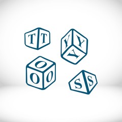 toys icon stock vector illustration flat design