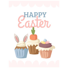 Easter holiday vector illustration
