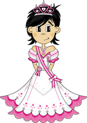 Cute Cartoon Royal Fairytale Princess