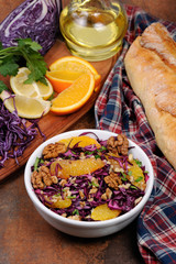 red coleslaw salad